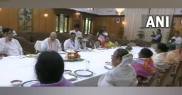 Amit Shah meets women's delegation in Manipur's Imphal